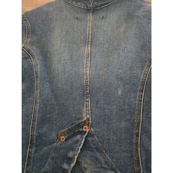 Billy Blues Jean Denim Jacket Vintage Size‎ Large Medium Y2K - Picture 6 of 10